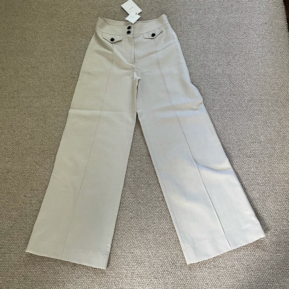 A.L.C. Cream Wide-Leg Pants/ NOT for sale
